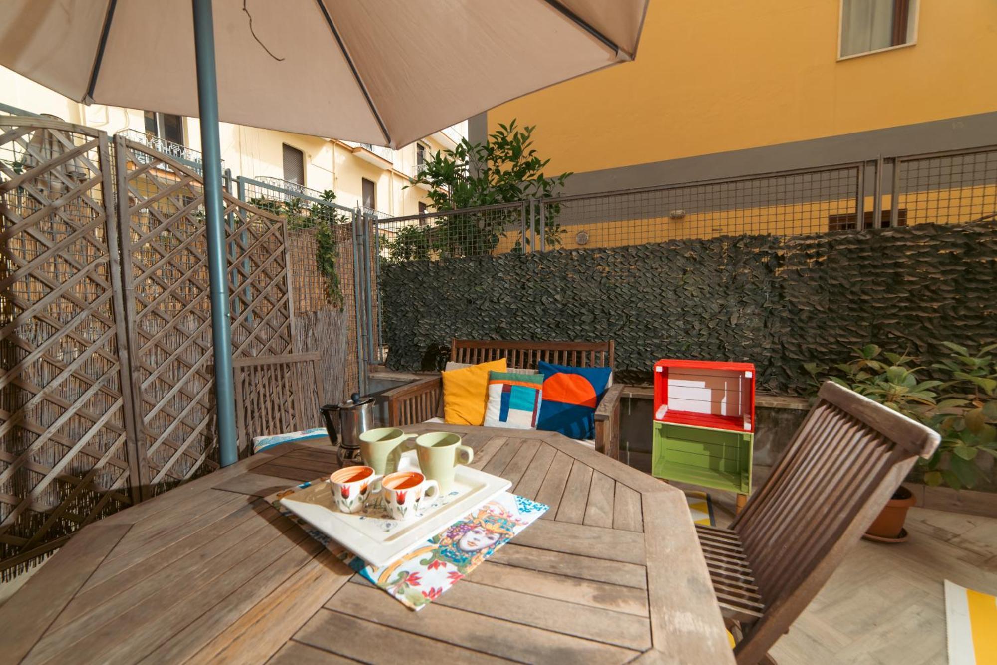 Portarotese Apartment With Terrace Salerno Bagian luar foto