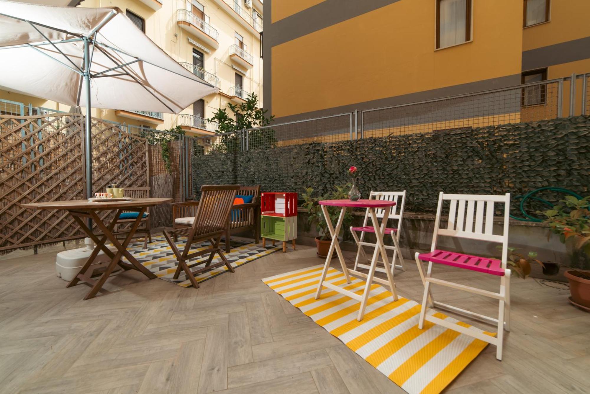Portarotese Apartment With Terrace Salerno Bagian luar foto