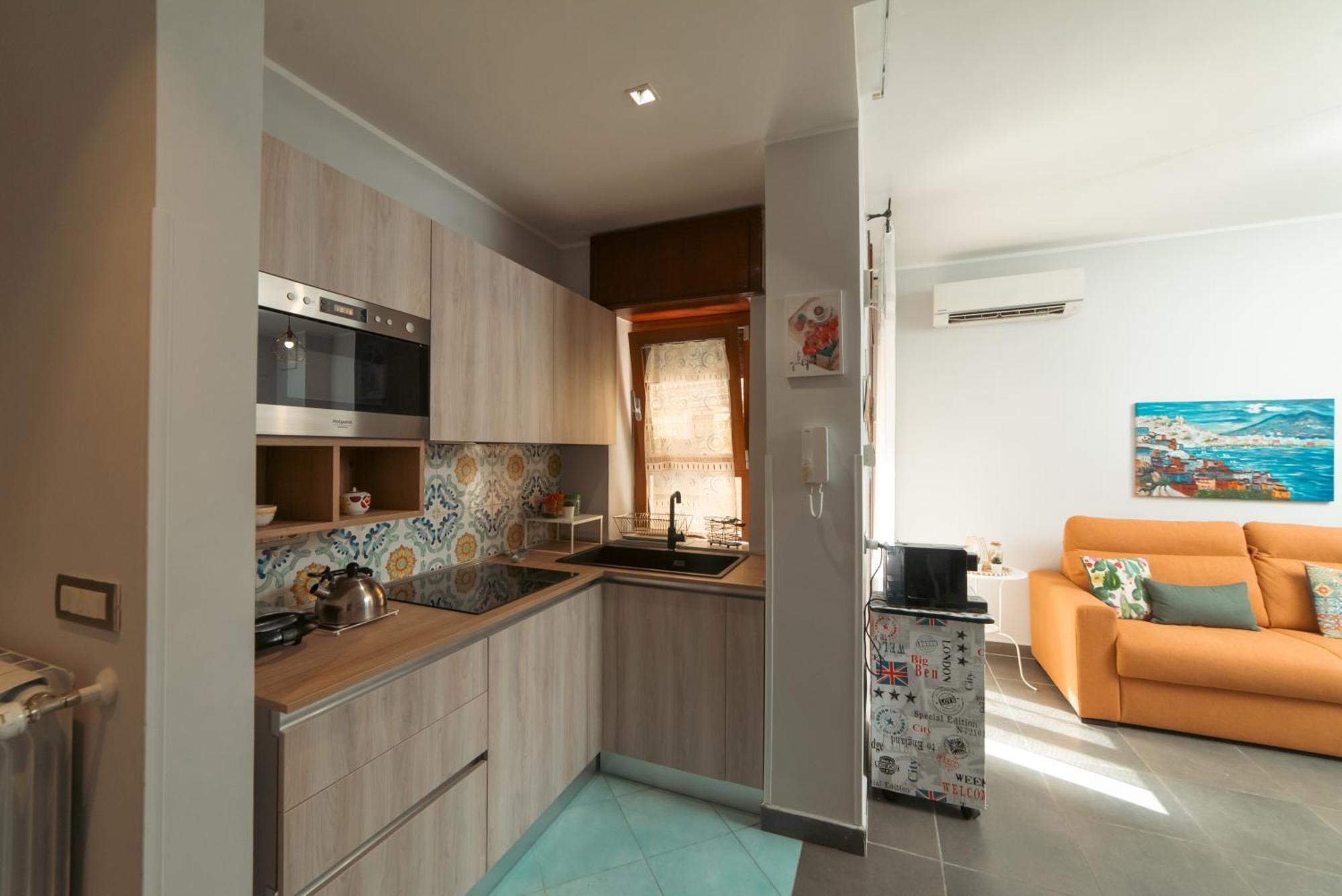 Portarotese Apartment With Terrace Salerno Bagian luar foto